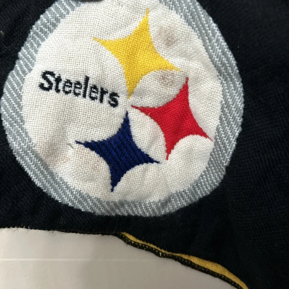 Steelers Black Gold Coors Light Winter Scarf‎ Pittsburgh Bam Bam